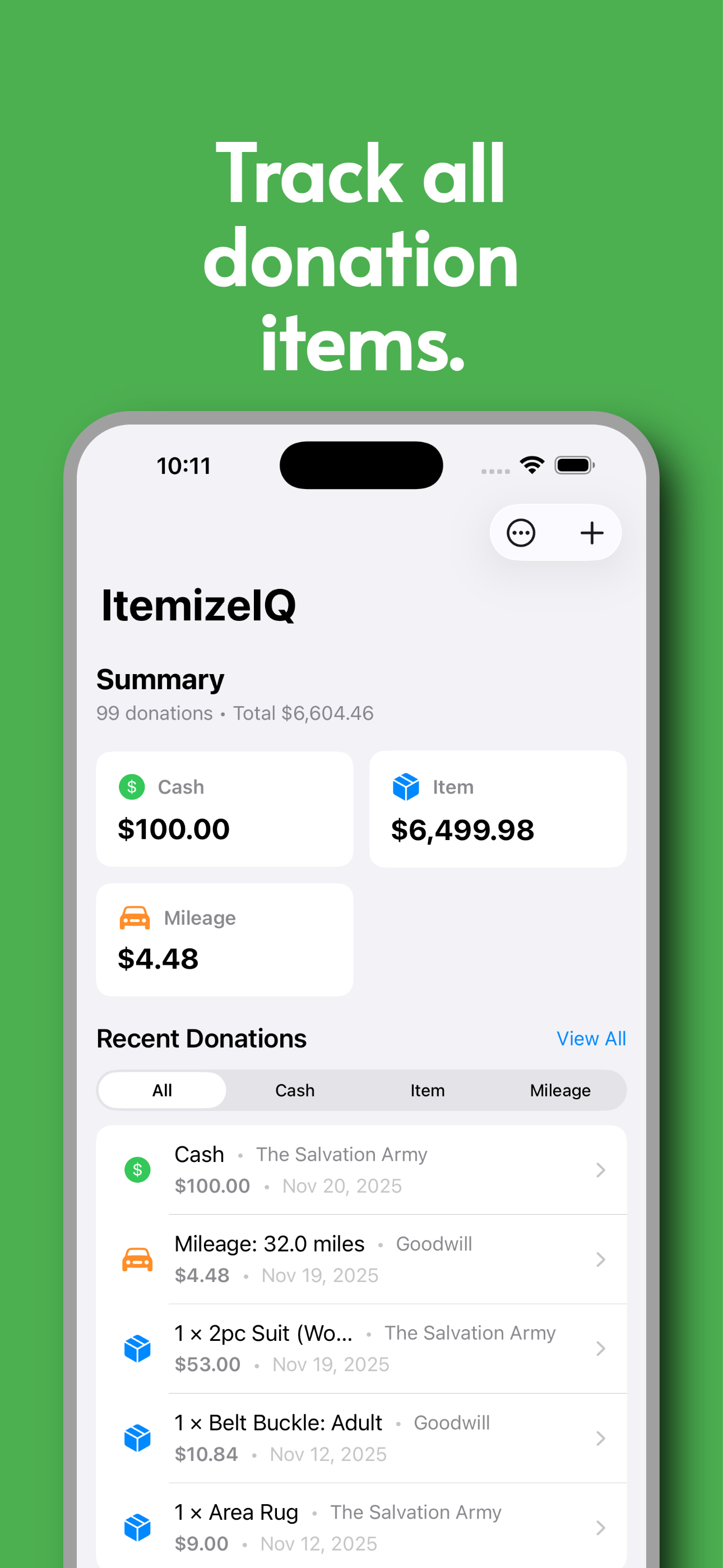 ItemizeIQ Screenshot 1